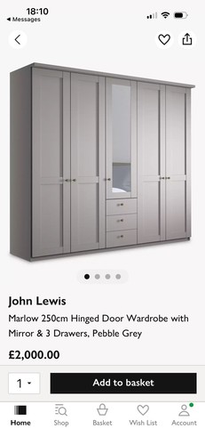 John lewis wardrobe current - john,