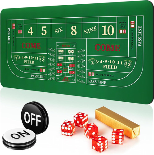 Craps tabletop game set - tabletop,