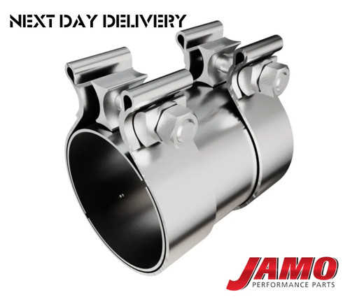 Exhaust clamp connector - exhaust, clamp-on