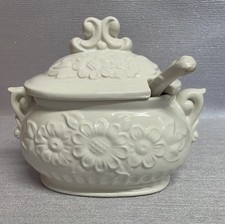 Small Vintage White Ceramic