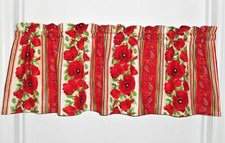 Poppy Curtain Valance Spring