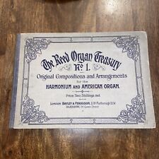 Antique Sheet Music Book. Sheet Music For Organ. The Reed Organ Treasury No. 1