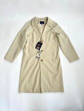 Harry Brown London Men's Mac Coat Jacket Overcoat Ecru Rain Shower Mackintosh