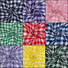 Gingham Polycotton Fabric 1