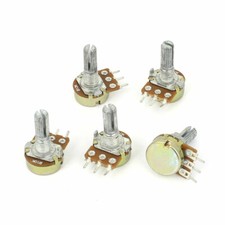 5 Pcs 10K OHM Linear Taper