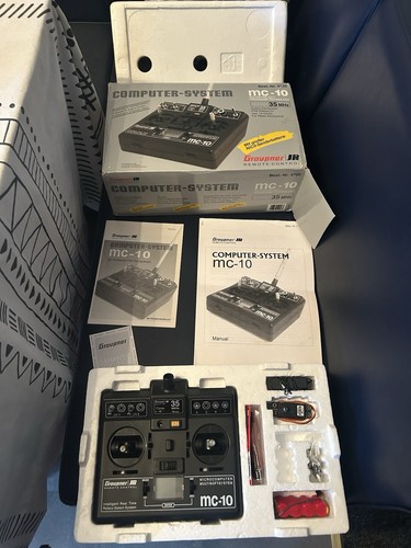 Graupner 37mhz radio - mc-10,