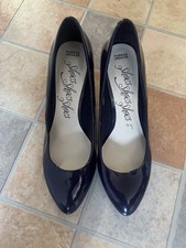 Marks & Spencer Women's Patent Purple Heels Shoes Worn Once Size UK 5 EU 38