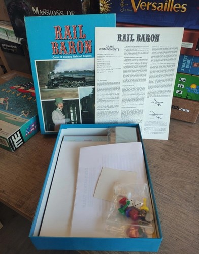 Rail baron board game - board, avalon