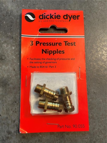 Brass pressure test - brass, nipples
