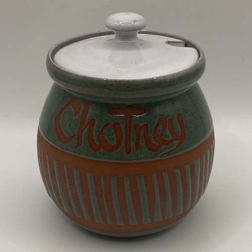 Wellhouse pottery chutney - pottery, jar
