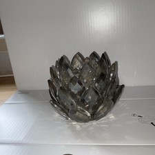 JM by Julien MacDonald Crystal Lotus Candle Holder Large
