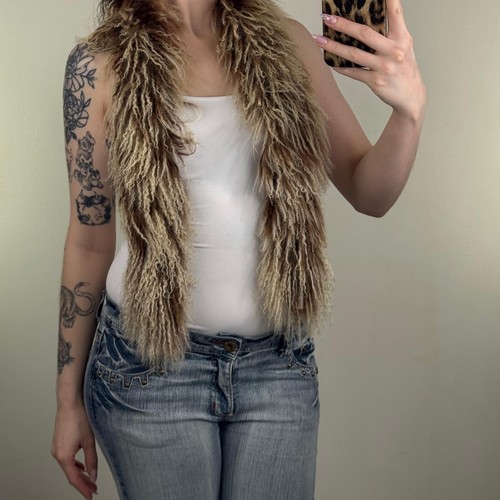 Y2k vintage mongolian fur - vintage,
