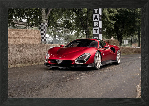 Alfa romeo stradale - alfa, framed