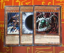 YUGIOH WICKED GOD SET AVATAR ERASER DREADROOT RARE NM KICO-EN060/61/62