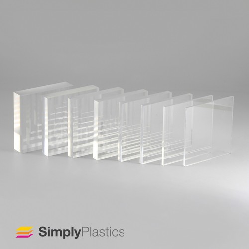 Clear acrylic perspex - clear, sheet