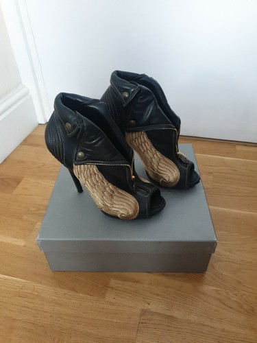 Alexander mcqueen leather open - alexander,
