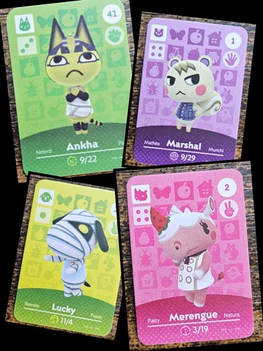 Animal crossing amiibo cards - animal,