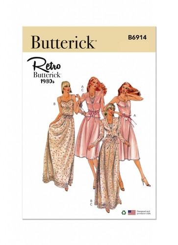 Butterick retro 1980s sewing - retro,