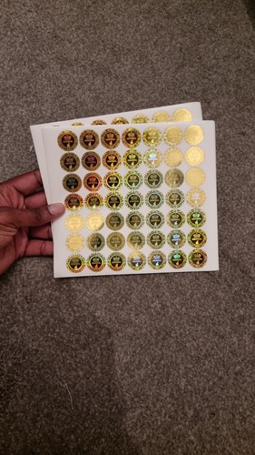 Hologram labels stickers - hologram,