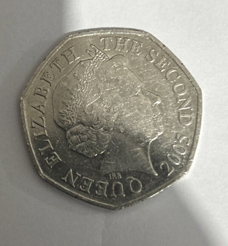 Bailiwick jersey 50p coin - of,