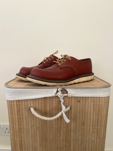 Red wing moc toe - red, size
