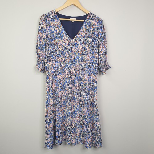 Jigsaw dress womens blue - uk, 16
