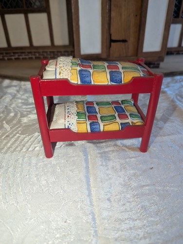 Vintage dolls house wooden - dolls,