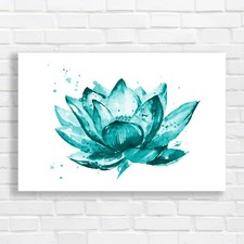 Handpainted Lotus Flower In