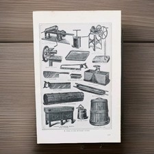 Antique 1907 The Butchers