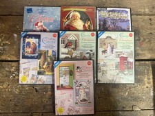Job lot x7 Christmas card related paper craft card making cd roms 