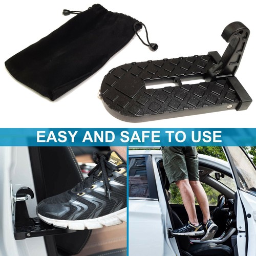 Car van door latch - latch, step