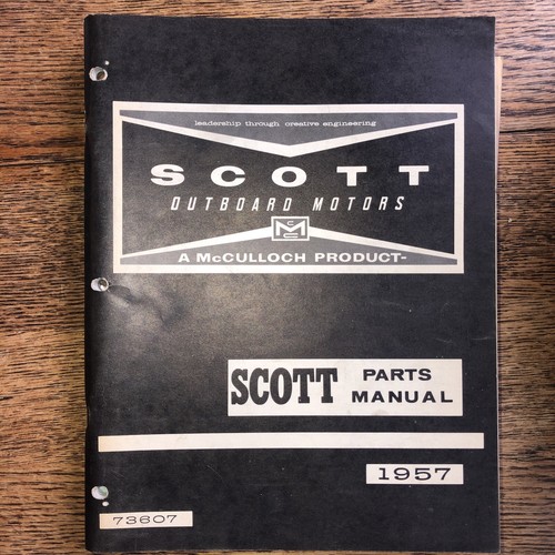 1957 mcculloch scott outboard - scott,