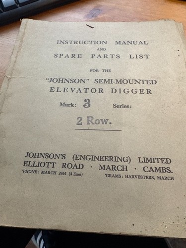 Johnson potato semi mounted - johnson,