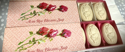 Vintage boxes avon - boxes, rose