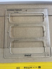 Trend Letterbox Template Router Jig Used Once