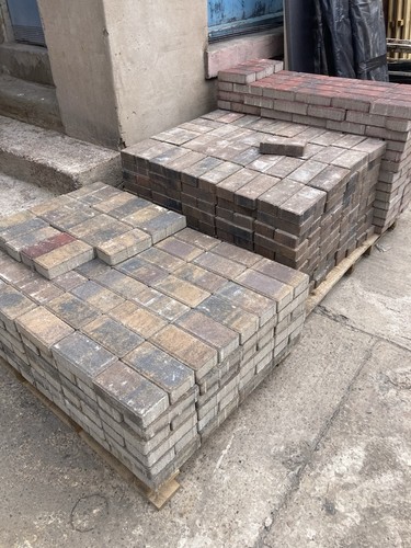 Concrete paving bricks mixed - paving,