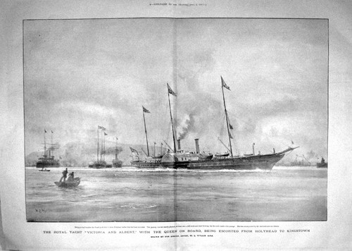 Old antique print 1900 - antique,