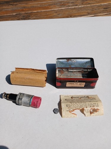 Vintage lodge spark plug - vintage,