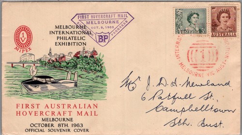 Australia 1963 cachet - cachet, first
