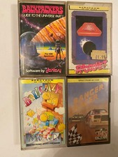 SPECTRUM 48K,BALLCRAZY,BANGER RACER,RICOCHET,BACK PACKERS GUIDE TO THE UNIVERSE,