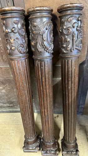 Three 19th century oak - century,