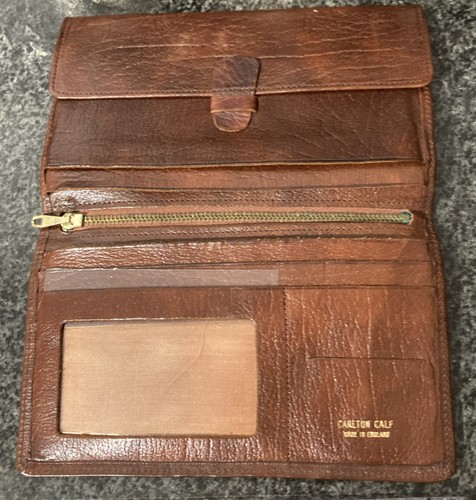 Vintage old real leather - vintage, gents