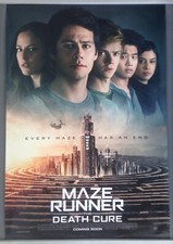 Cinema Poster: MAZE RUNNER THE DEATH CURE 2018 (Main One Sheet) Dylan O'Brien