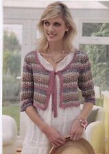 Endive Summer Cardigan Knitting Pattern Marie Wallin - Rowan Purelife Revive DK