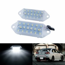 White LED License Number Plate