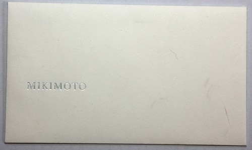 Mikimoto gift envelope - 120, x