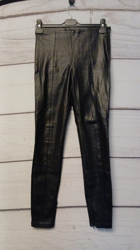 Zara black faux - faux, skinny