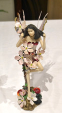 Wild Apple Fairy Figurine Michael Talbot The Fairy Way 2004 Tall fairy apples