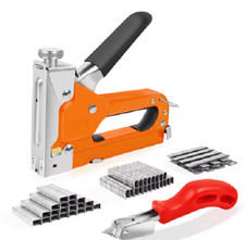Heavy Duty Staple Gun, 3 in 1