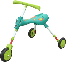Scuttlebug XL 3-Wheel Foldable Ride-On Tricycle for Kids Ages 2-4, Antennae And